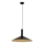 Hängeleuchte CAPRI 1xE27/15W/230V d 50 cm schwarz/golden