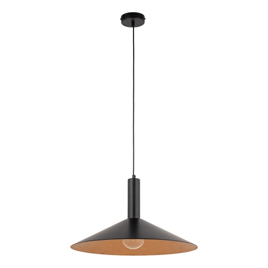 Hängeleuchte CAPRI 1xE27/15W/230V d 50 cm schwarz/kupfern