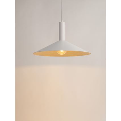 Hängeleuchte CAPRI 1xE27/15W/230V d 50 cm weiß/golden