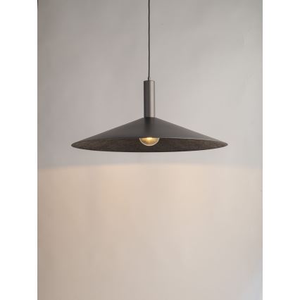 Hängeleuchte CAPRI 1xE27/15W/230V d 70 cm anthrazit/grau