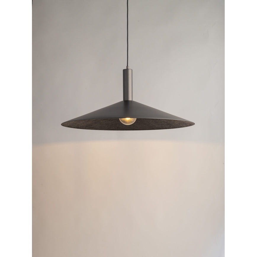 Hängeleuchte CAPRI 1xE27/15W/230V d 70 cm anthrazit/grau