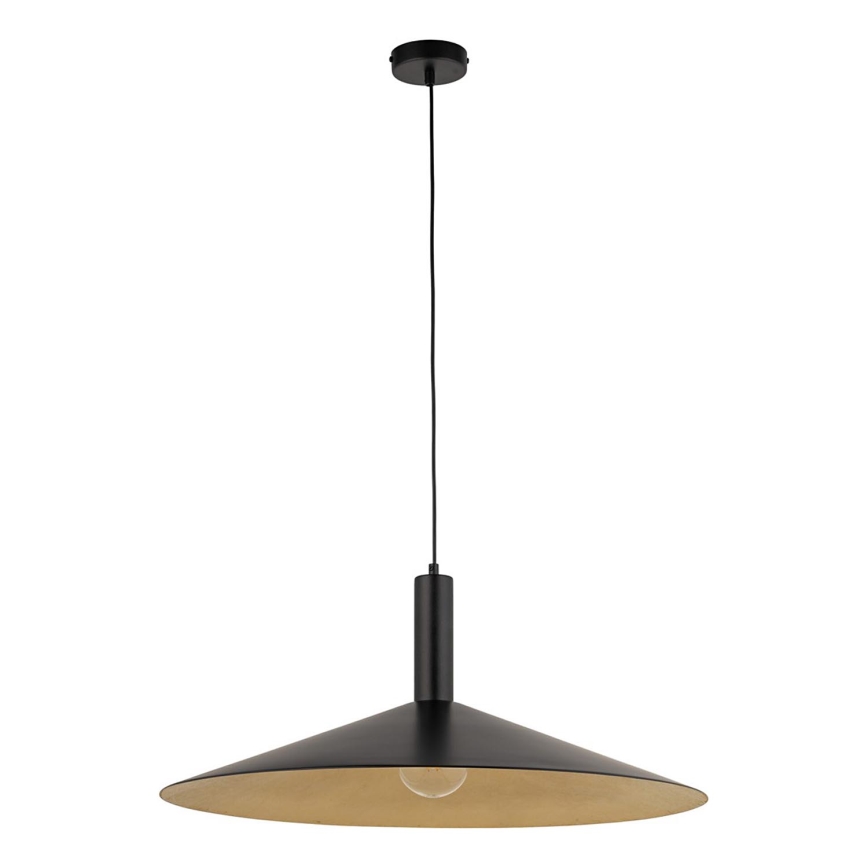 Hängeleuchte CAPRI 1xE27/15W/230V d 70 cm schwarz/golden