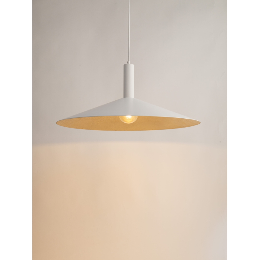Hängeleuchte CAPRI 1xE27/15W/230V d 70 cm weiß/golden