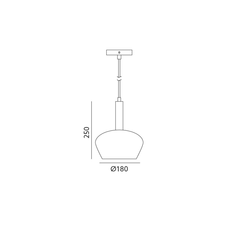 Hängeleuchte CASA 1xGU10/25W/230V