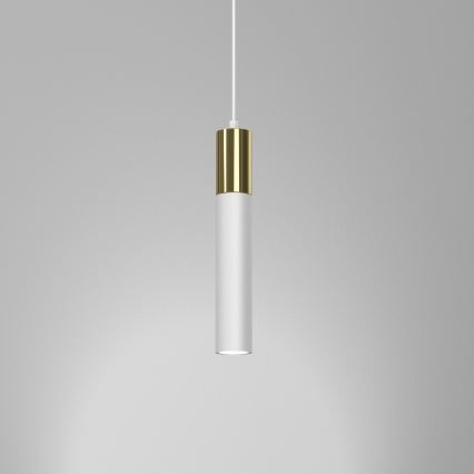 Hängeleuchte CASSA 1xGU10/8W/230V weiß/gold