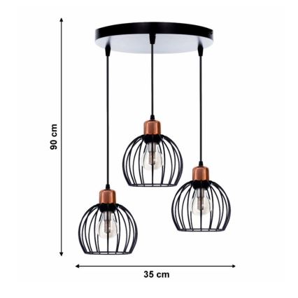 Hängeleuchte CELTA 3xE27/40W/230V