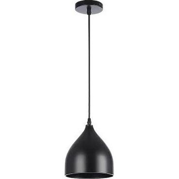 Hängeleuchte COMO 1xE27/60W/230V d 17 cm schwarz