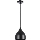 Hängeleuchte COMO 1xE27/60W/230V d 17 cm schwarz