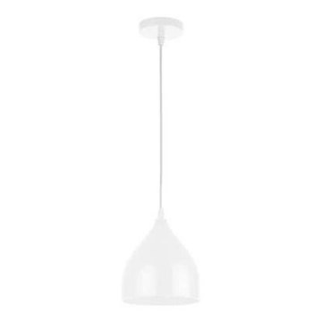 Hängeleuchte COMO 1xE27/60W/230V d 17 cm weiß