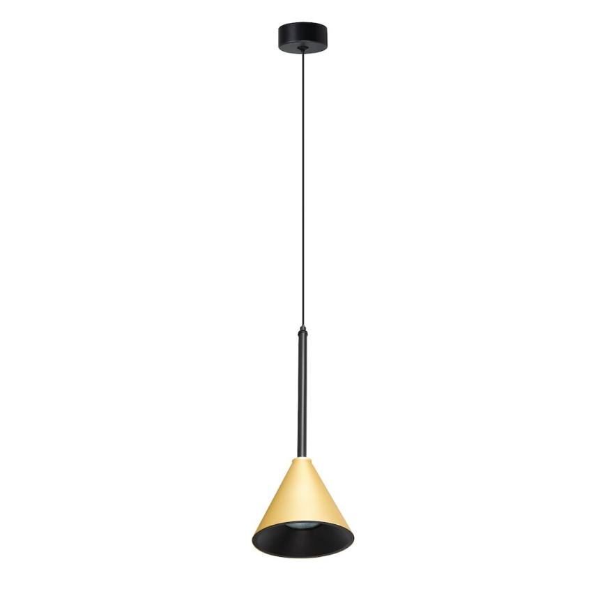 Hängeleuchte CONE 1xGU10/10W/230V golden/schwarz