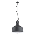 Hängeleuchte CORA 1xE27/15W/230V grau