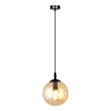 Hängeleuchte COSMO 1xE14/10W/230V d 14 cm schwarz/beige