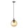 Hängeleuchte COSMO 1xE14/10W/230V d 14 cm schwarz/beige
