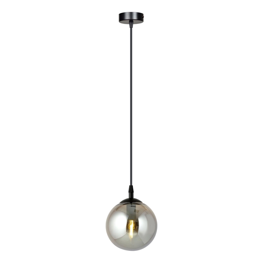 Hängeleuchte COSMO 1xE14/10W/230V d 14 cm schwarz/grau