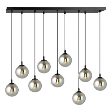 Hängeleuchte COSMO 9xE14/10W/230V schwarz/grau