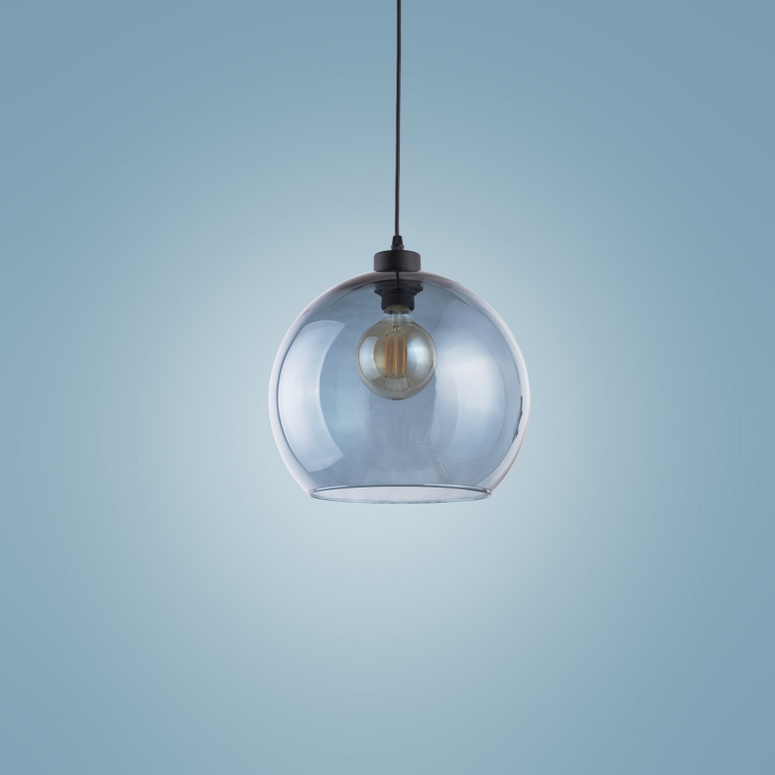 Hängeleuchte CUBUS 1xE27/60W/230V blau