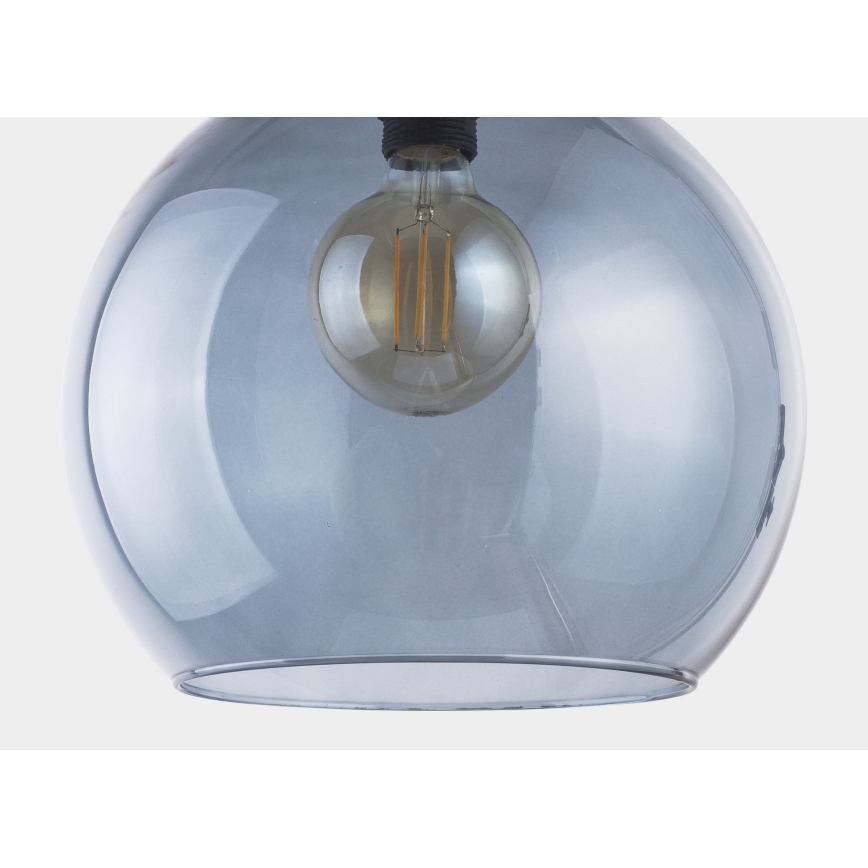 Hängeleuchte CUBUS 1xE27/60W/230V blau