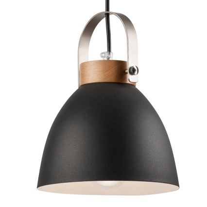 Hängeleuchte DANIELLE 2xE27/60W/230V Buche