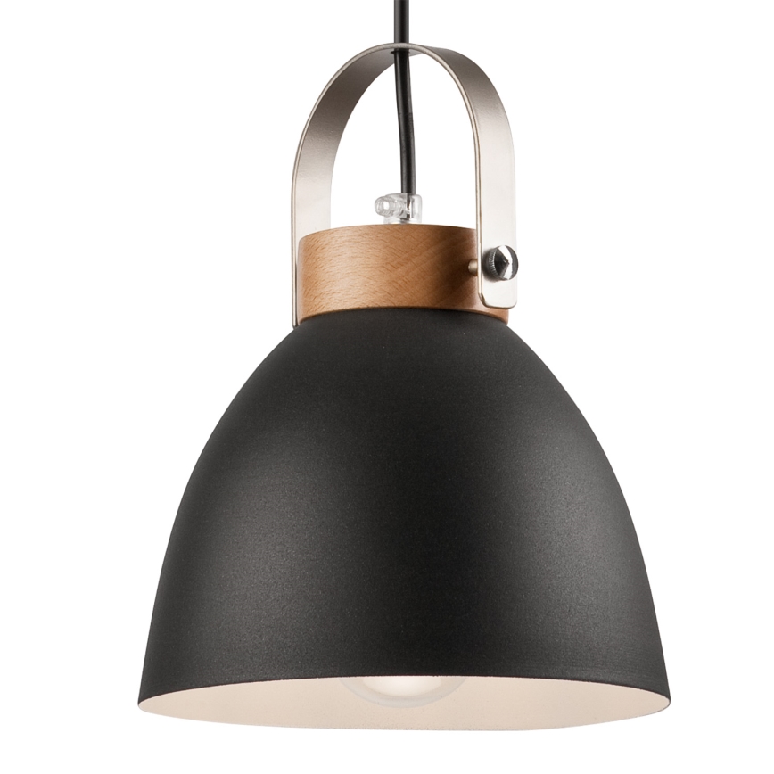 Hängeleuchte DANIELLE 2xE27/60W/230V Buche