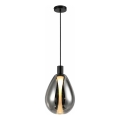 Hängeleuchte DENSO an Kabel, 1xG9/5W/230V, Ø 20 cm, schwarz-chrom