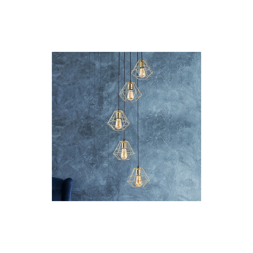 Hängeleuchte DIAMOND 5xE27/60W/230V