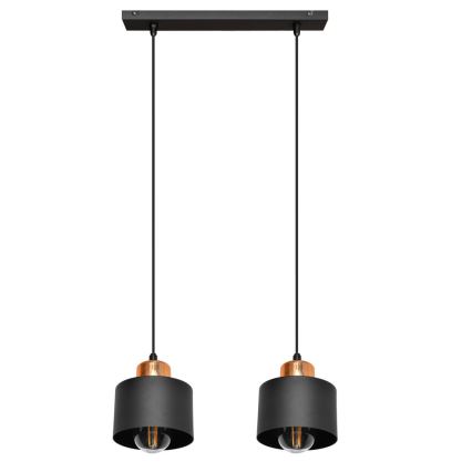 Hängeleuchte EDISON 2xE27/15W/230V