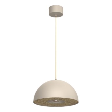 Hängeleuchte ELGUND 1xE27/15W/230V d 35 cm beige