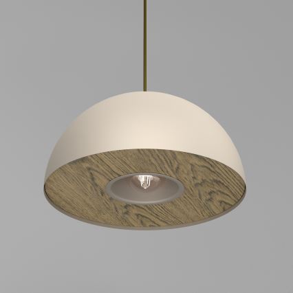Hängeleuchte ELGUND 1xE27/15W/230V d 35 cm beige