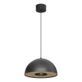 Hängeleuchte ELGUND 1xE27/15W/230V d 35 cm schwarz