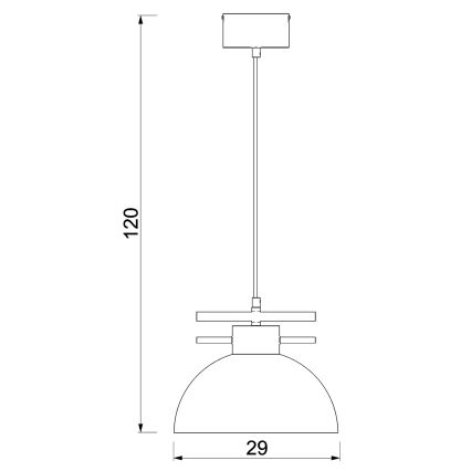 Hängeleuchte ESTATE 1xE27/15W/230V grün