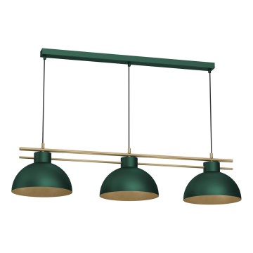 Hängeleuchte ESTATE 3xE27/15W/230V grün
