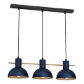 Hängeleuchte ESTATE MINI 3xE27/15W/230V blau