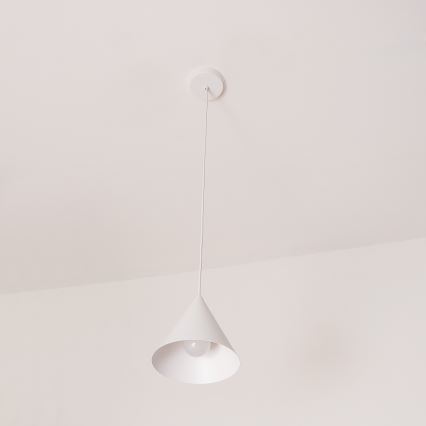 Hängeleuchte ETNA an Kabel, 1x E27/15W/230V, Ø 18,5 cm, weiß