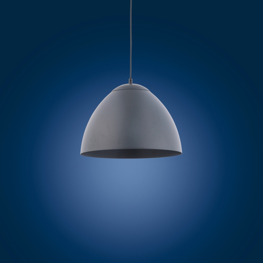 Hängeleuchte FARO 1xE27/60W/230V grau