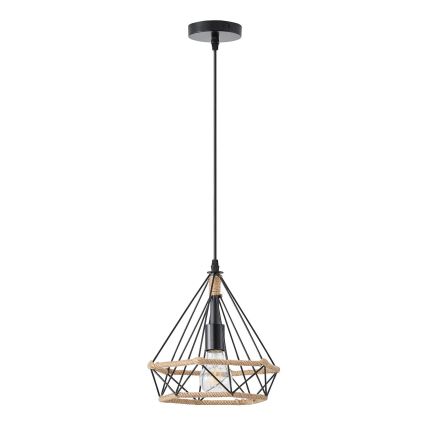 Hängeleuchte FLARE 1xE27/15W/230V d 25 cm beige