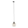 Hängeleuchte für 1-Phasen-Schienensystem CUBUS 1xE27/15W/230V schwarz/rauchig beige