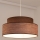 Hängeleuchte GRACE 1xE27/60W/230V braun/beige