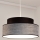 Hängeleuchte GRACE 1xE27/60W/230V schwarz/grau