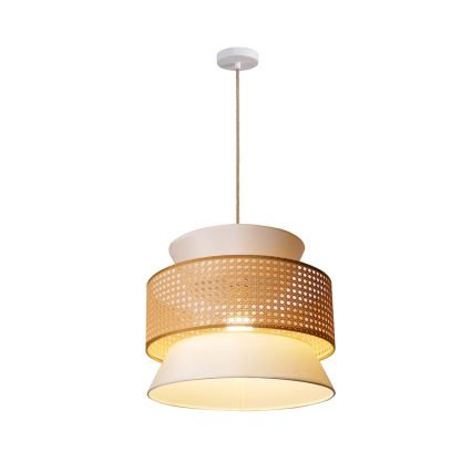 Hängeleuchte GRENADA 1xE27/20W/230V d 40 cm beige