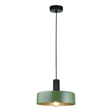 Hängeleuchte HAKI 1xE27/60W/230V grün/schwarz