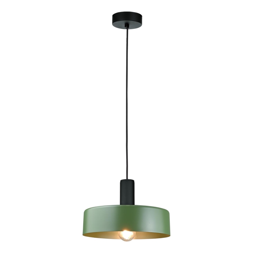 Hängeleuchte HAKI 1xE27/60W/230V grün/schwarz