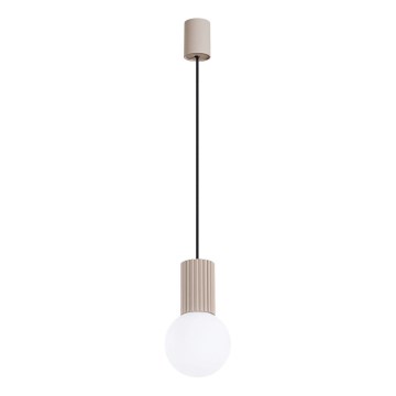 Hängeleuchte HALO 1xG9/8W/230V d 12 cm beige