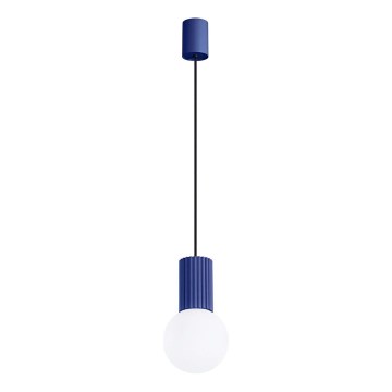 Hängeleuchte HALO 1xG9/8W/230V d 12 cm blau
