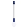 Hängeleuchte HALO 1xG9/8W/230V d 12 cm blau
