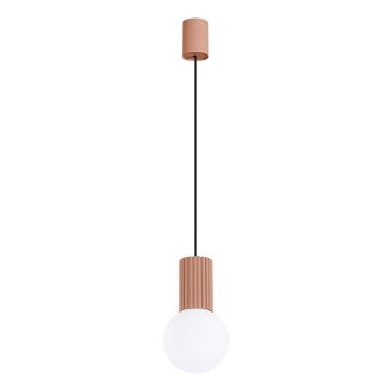 Hängeleuchte HALO 1xG9/8W/230V d 12 cm braun