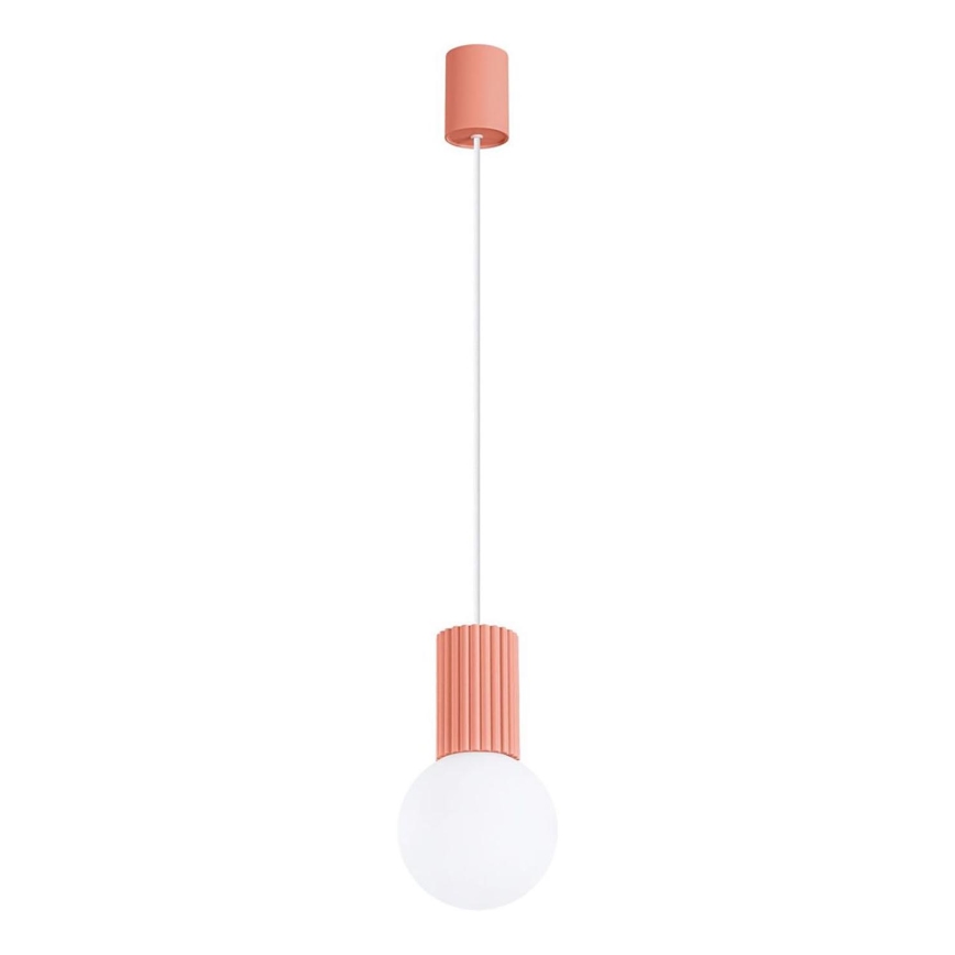Hängeleuchte HALO 1xG9/8W/230V d 12 cm rosa