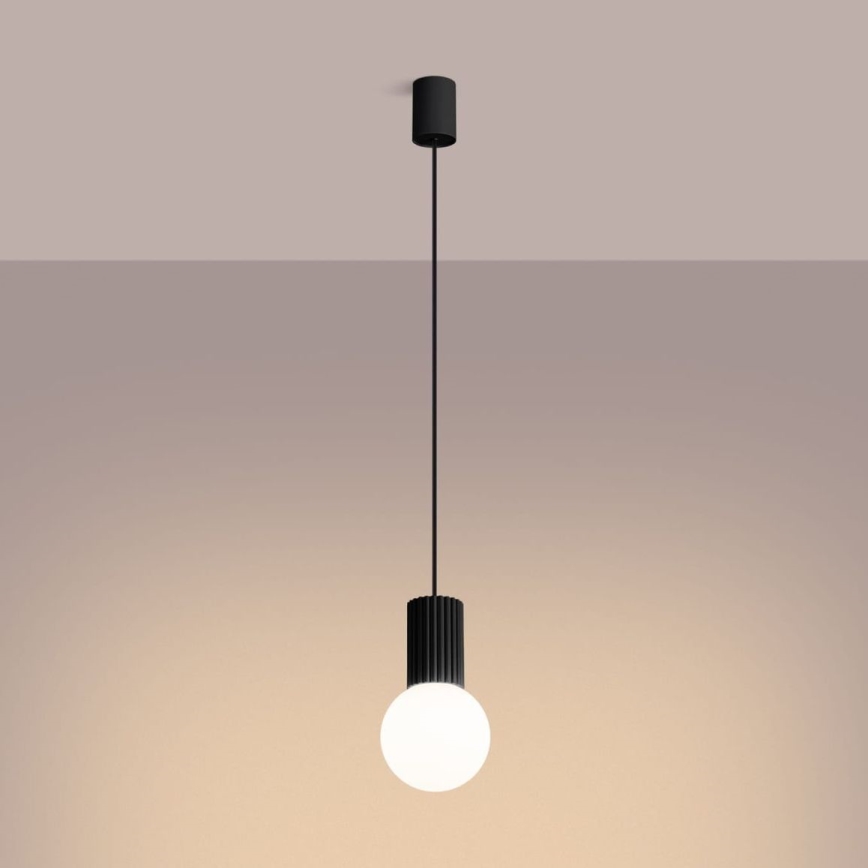 Hängeleuchte HALO 1xG9/8W/230V d 12 cm schwarz