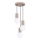 Hängeleuchte HALO 3xG9/8W/230V d 25 cm beige