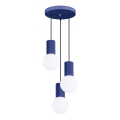 Hängeleuchte HALO 3xG9/8W/230V d 25 cm blau