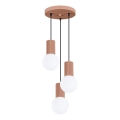 Hängeleuchte HALO 3xG9/8W/230V d 25 cm braun